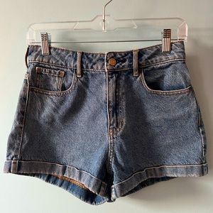 Pacsun denim mom shorts